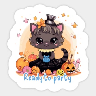 Ready to party Sticker